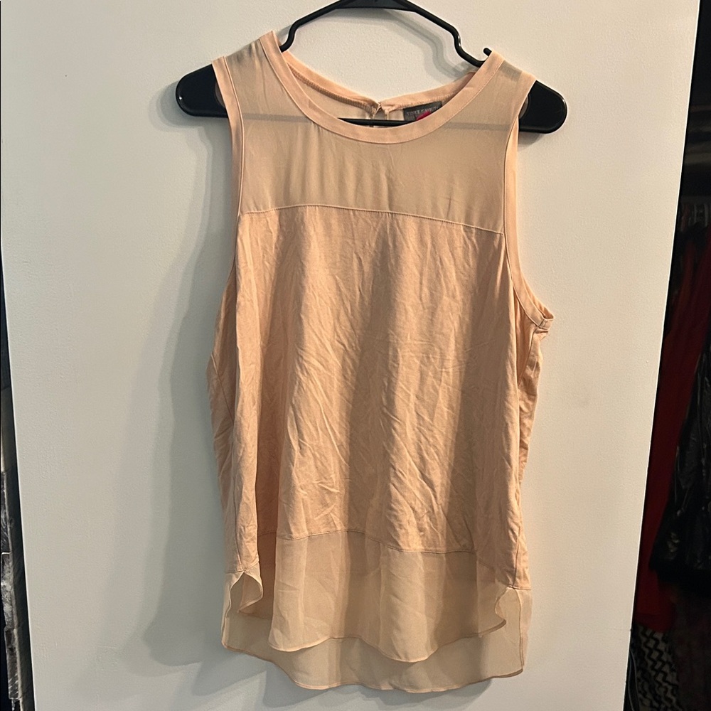 Vince Camuto Light Peach Tank Top